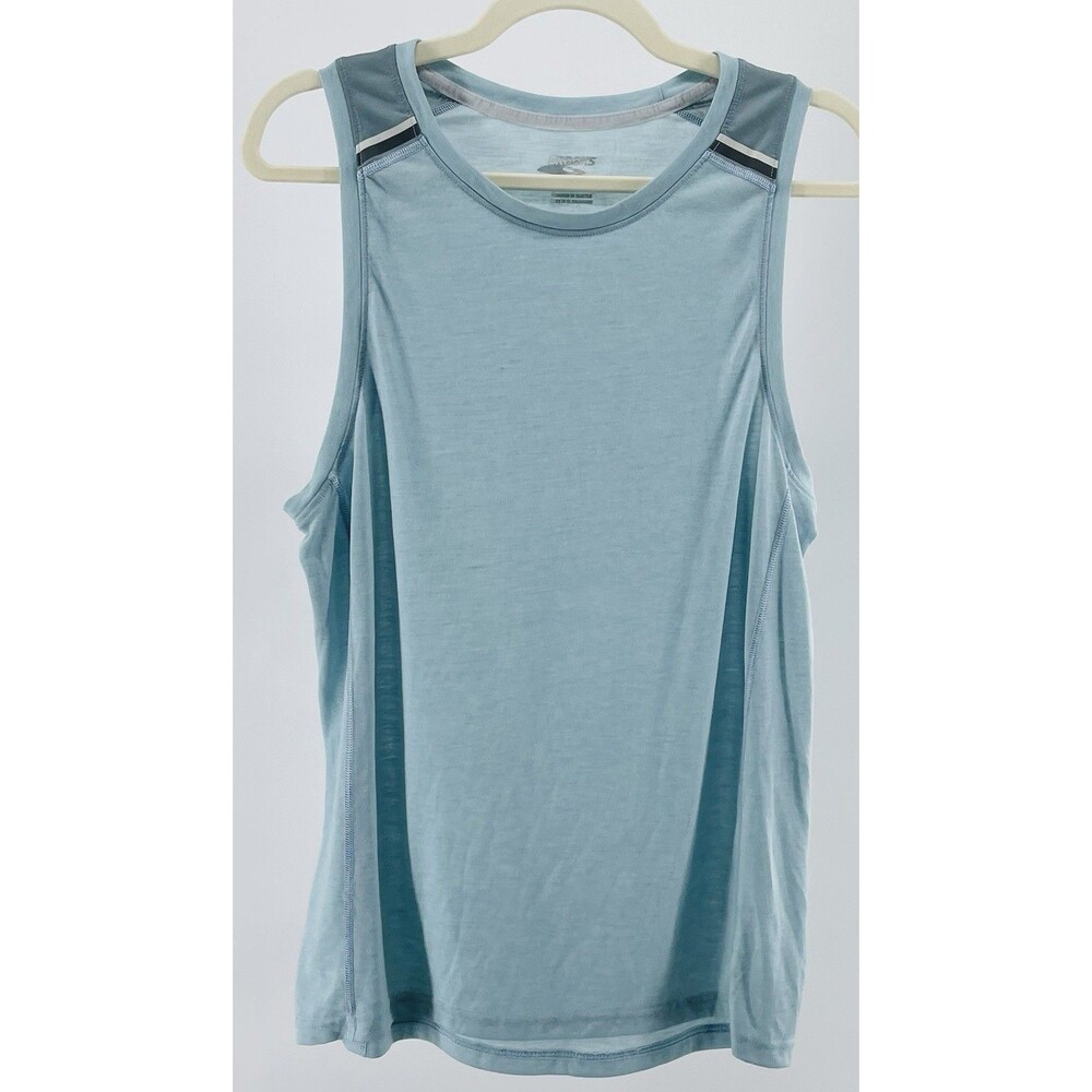 Brooks Womens Running Racerback Tank Top Size M Athletic Performance Athleisure